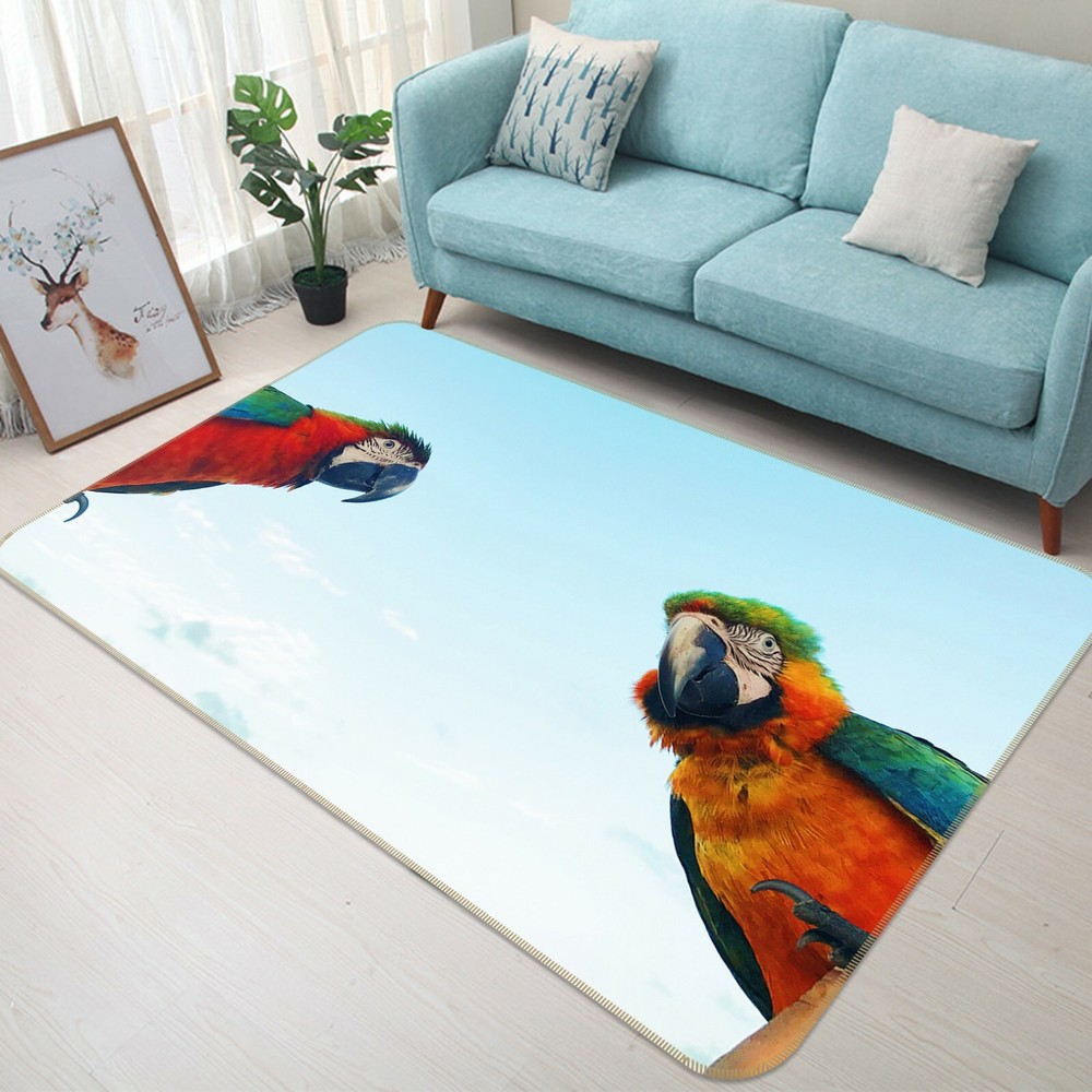 3D Two Birds O180 Animal Non Slip Rug Mat Elegant Photo Carpet Fay