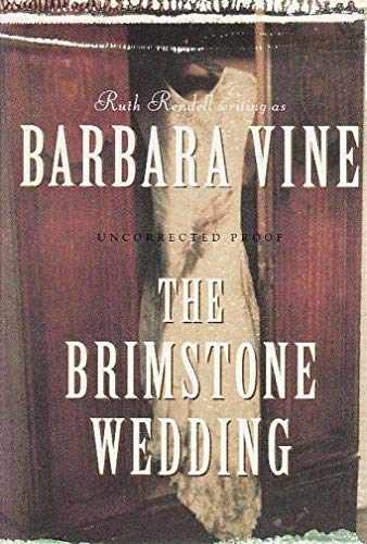 The Brimstone Wedding - Hardcover, by Vine Barbara - Very Good b
