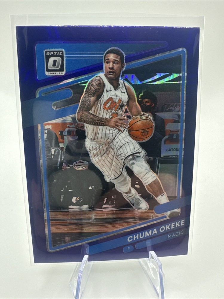 2021-22 Panini Donruss Optic - Purple Prizm #81 Chuma Okeke