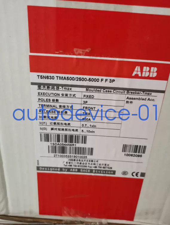 1pc ABB T5N630 TMA500/2500-5000 FF 3P Circuit Breaker 10062095 DHL/FedEx