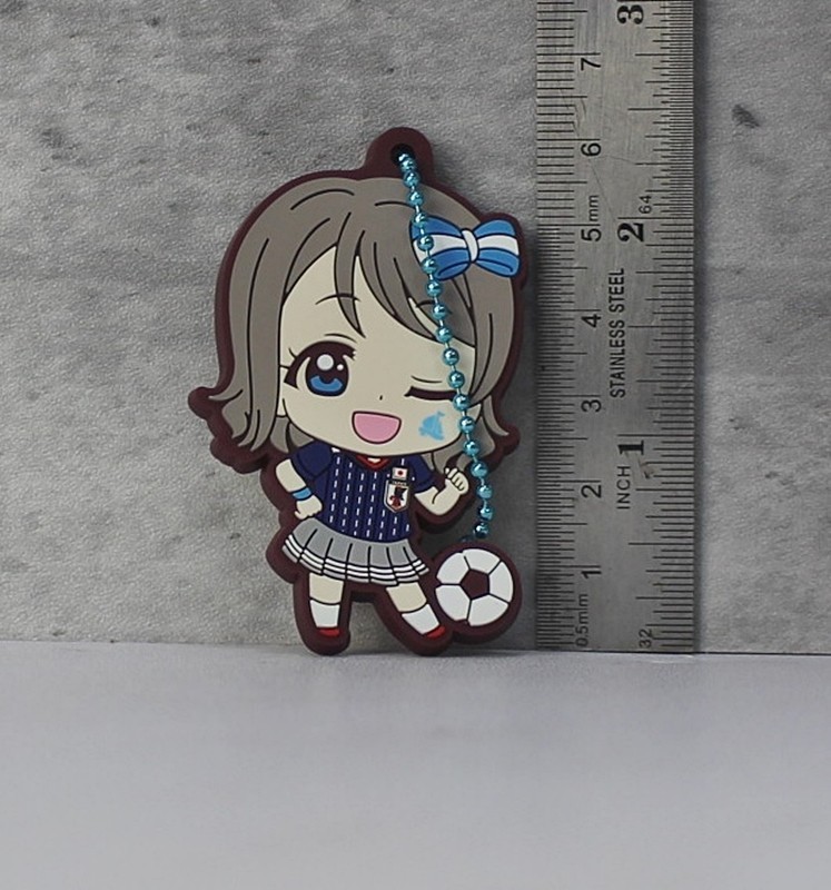 Bandai Love Live! Sunshine!! You Watanabe Rubber Mascot Figure Keychain