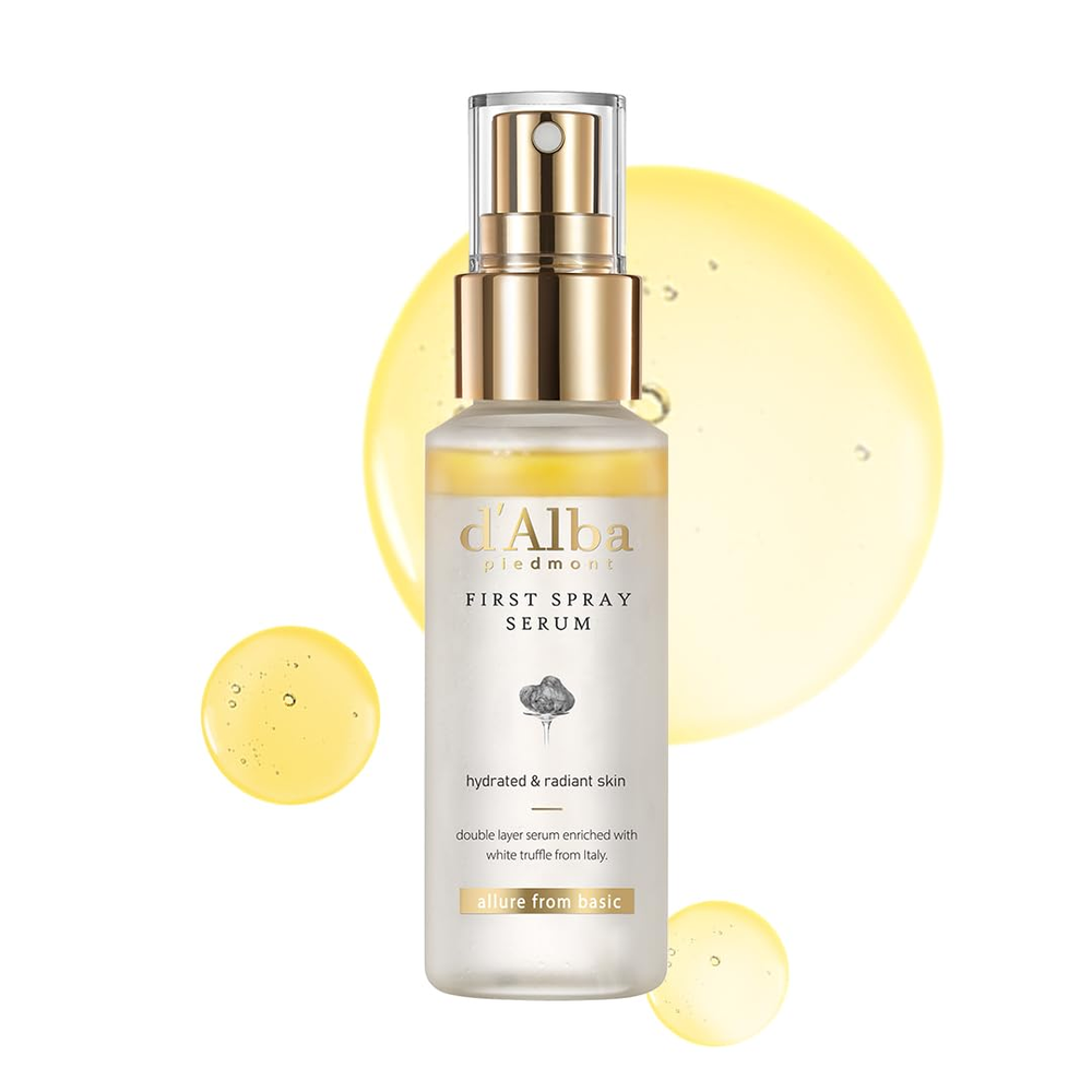 Italian White Truffle Vegan Hydrating Face Serum Moisturizer for Glowing Skin