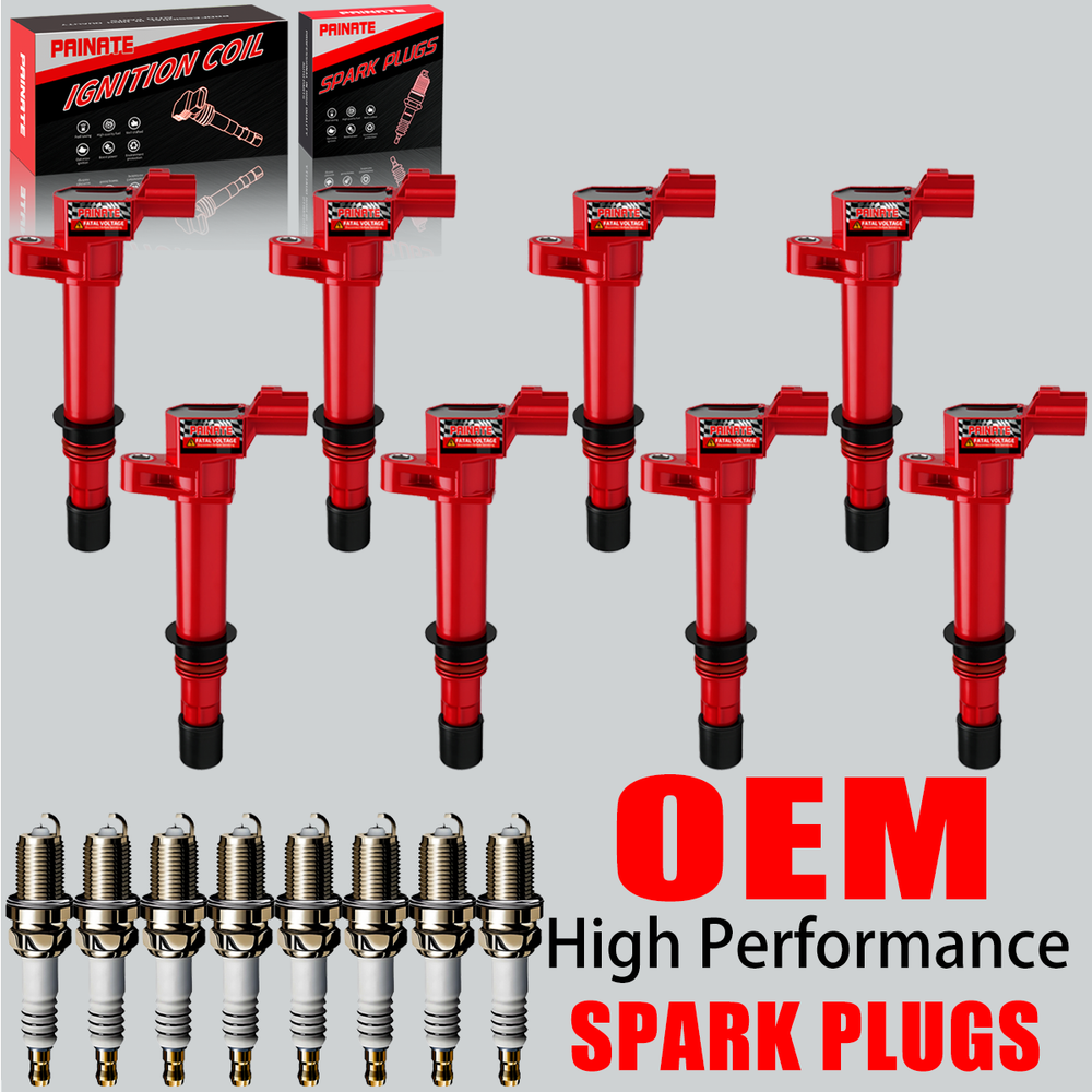 8X OEM Ignition Coil & Spark Plugs For Dodge Dakota Durango Ram 1500 4.7L UF270