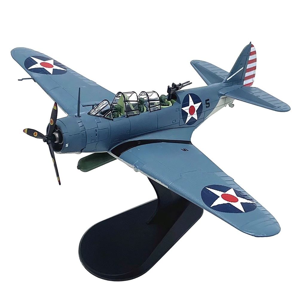1:72 American TBD Torpedo Bomber Alloy Aircraft Model Airplane Souvenir Display