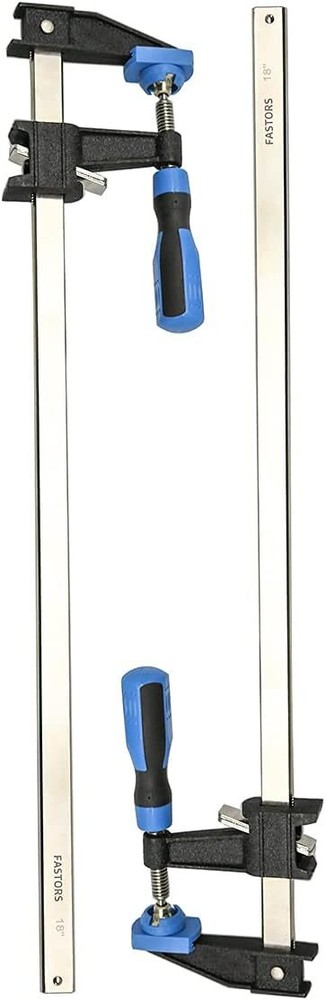 Bar Clamps for Woodworking 18 Inch2-Pack Wood Clamps Adjustable and Release Q...