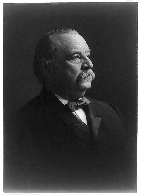 Photo:U.S. President Grover Cleveland (1837-1908) F Gutekunst
