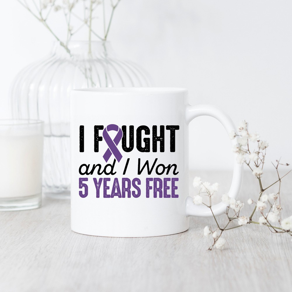 Leiomyosarcoma Cancerversary 5 Years Free Mug Leiomyosarcoma Survivor