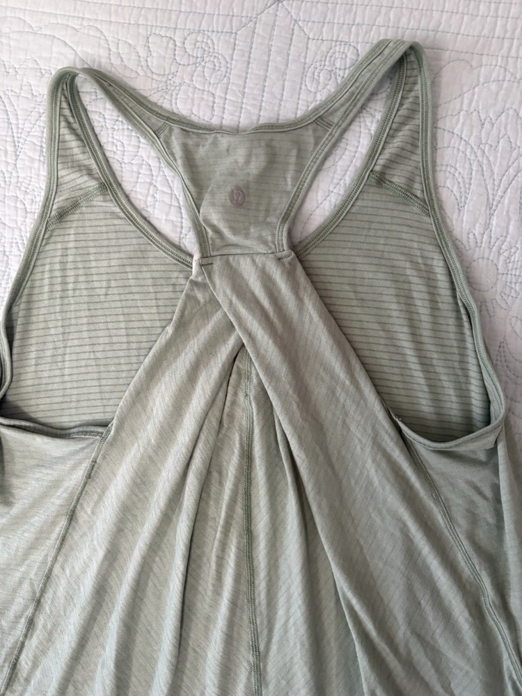 LuLuLemon Athletica Razor Back Tank Mint Green Women's Size 8