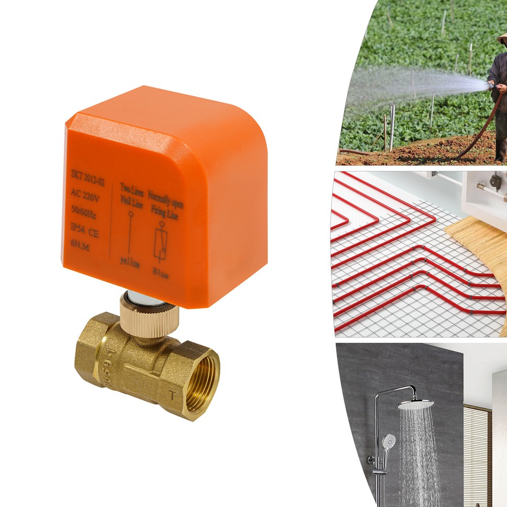 3/4 Inch 220V 2-Wire Normally Open Motorized Ball Valve