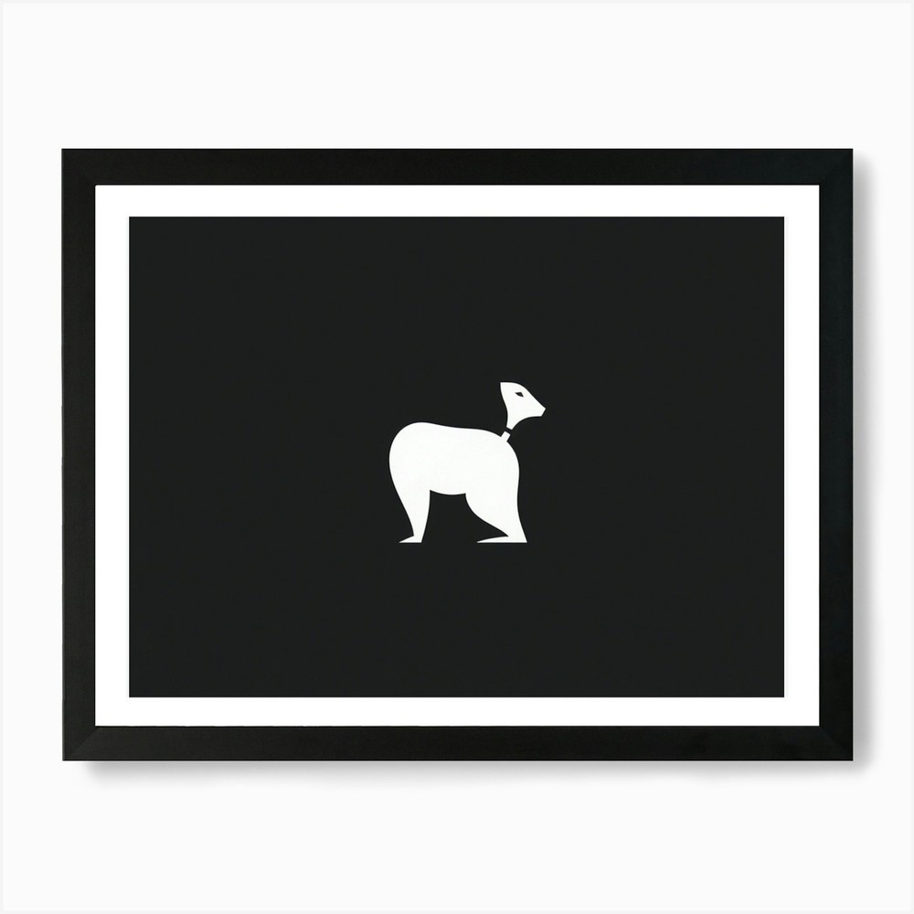 Polar Bear Art Print Framed Wall Art Poster Canvas Print Picture