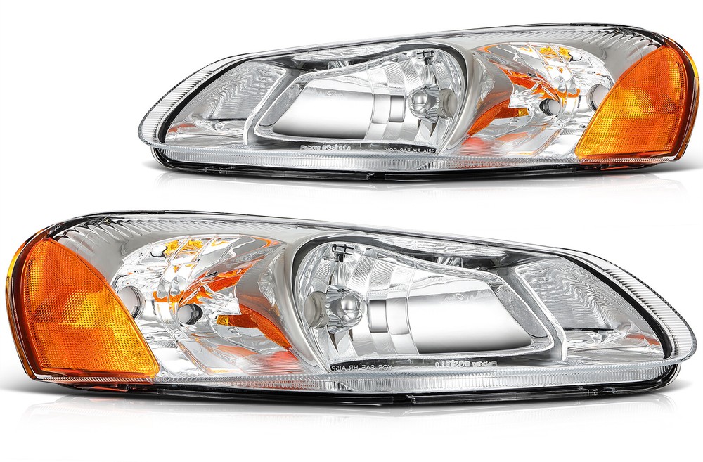 Fits 2001-2006 Dodge Stratus 2001-2003 Chrysler Sebring Headlights Assembly Pair