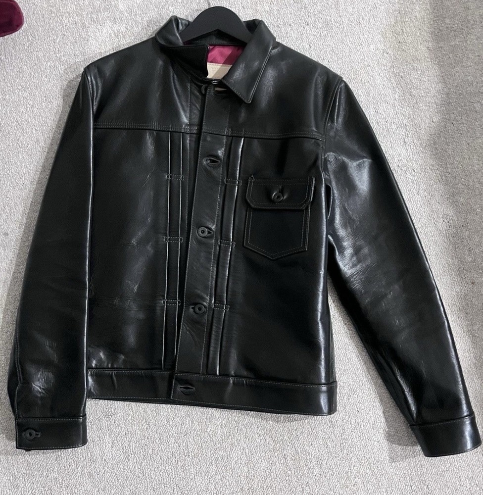 Y’2 Leather Eco Horse 1st Type Jean Jacket
