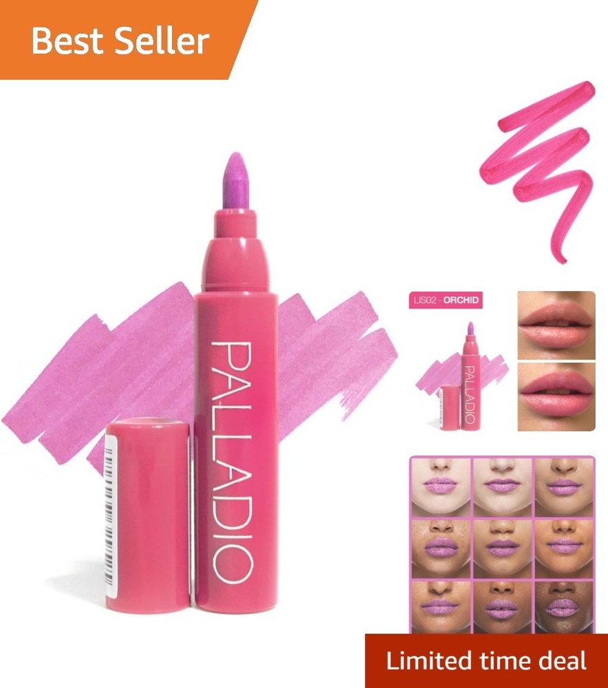 Hydrating Lip Stain in Orchid - Long-Lasting Waterproof Formula, Smudge-Proof