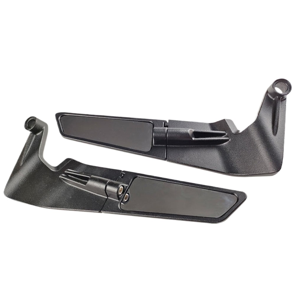 Motorcycle Rear View Side Mirrors Rotating Wide Viewing Angle Wing designer