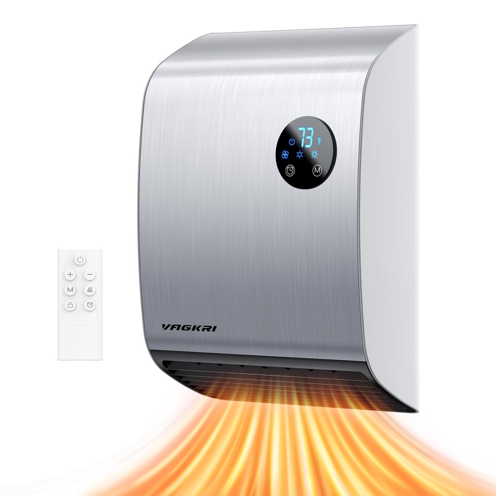 Electric Wall Heaters for Indoor - 1500W Fast Heating Space Heaters for Indoo...
