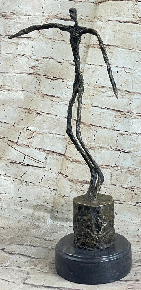 Handmade Bronze Abstract Sculpture by Gia Chiparus Solid Statue on Sale