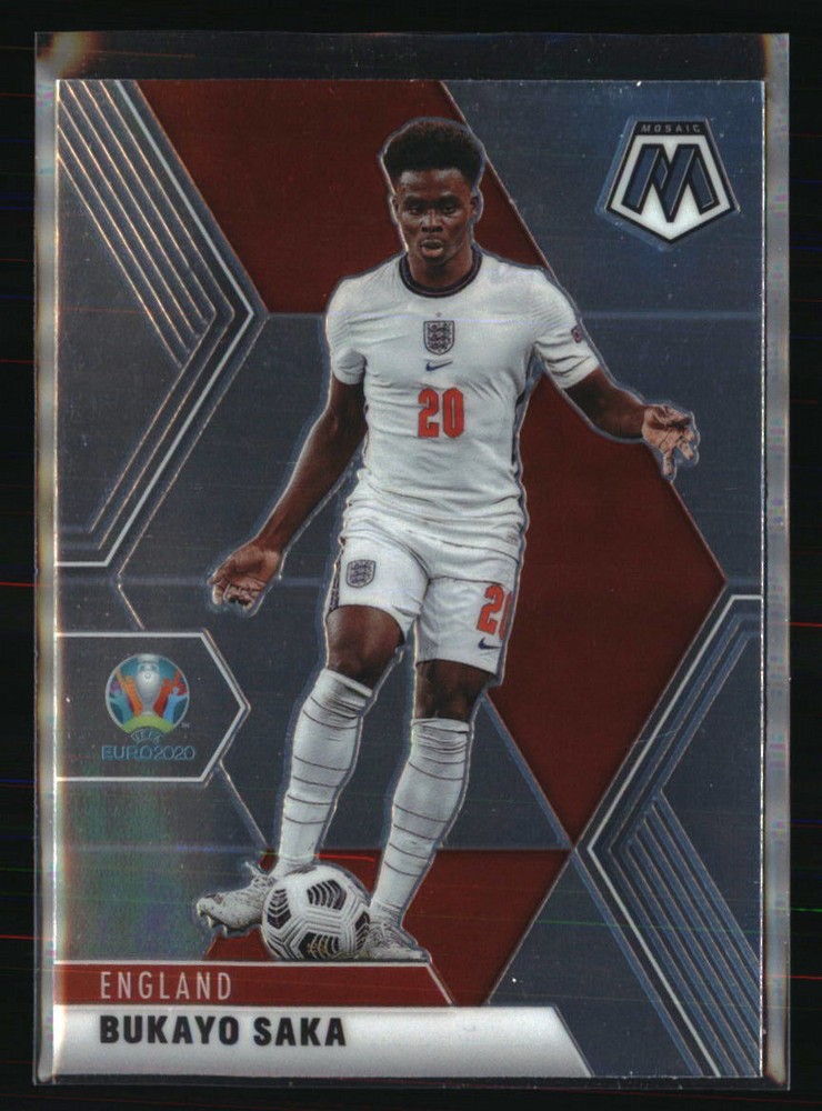 Bukayo Saka 2021 Panini Mosaic UEFA EURO 2020 #106 SOCCER Card