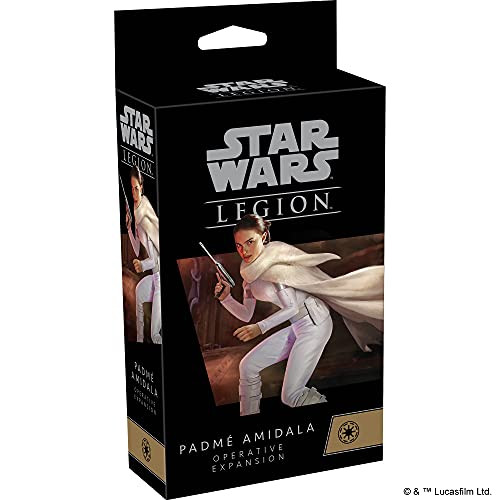 Star Wars Legion Padme Amidala Operative Expansion Lead with Diplomacy Tactical Advantage