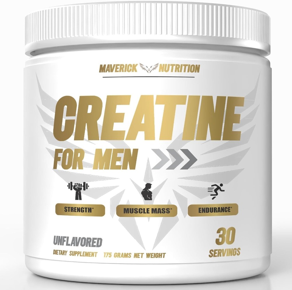 Creatine Powder for Men - Muscle Builder, Strength, Growth, Endurance & Recovery