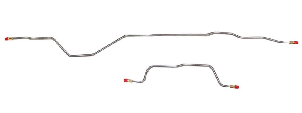 JEGS 13951 Rear Axle Brake Line Kit 1995-2001 Jeep Cherokee XJ Non-ABS Brakes OE