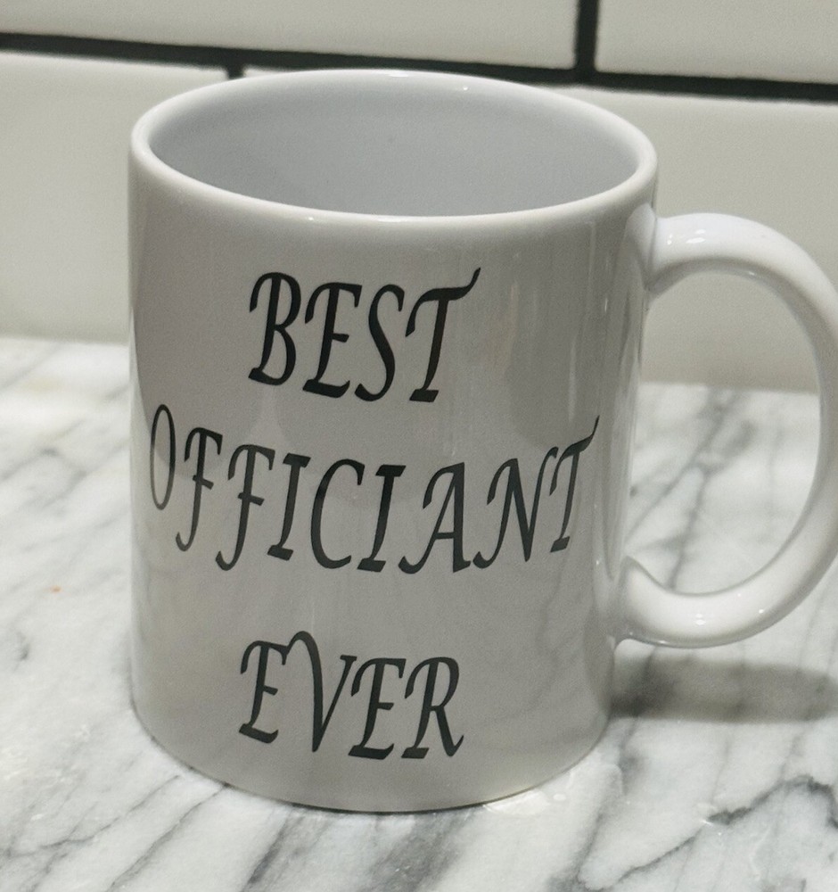 Best Wedding Officiant Gift Mug 12oz Ceramic Coffee Cup