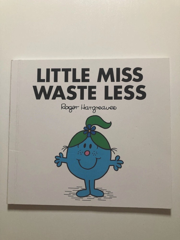 Little Miss Waste Less – Rare Promotional Mr Men Book 2022 Adam Hargreaves