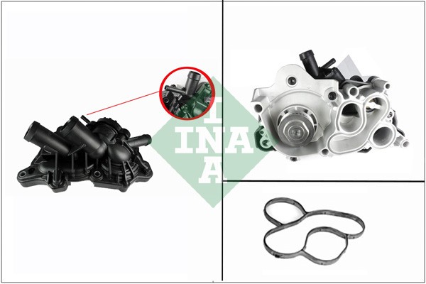 538 0363 10 INA Water Pump, Engine Cooling for Audi, Seat, Skoda, VW