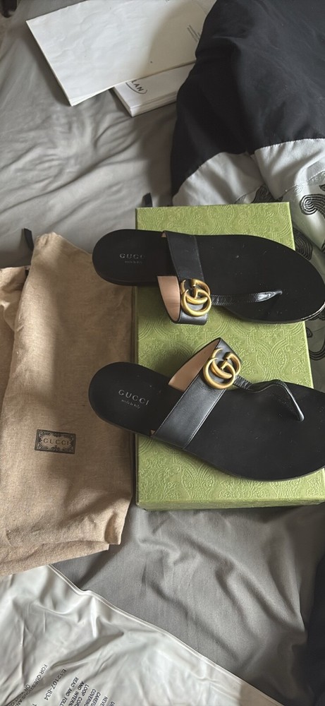 Gucci women's sandals size 6.5 luxury designer footwear
