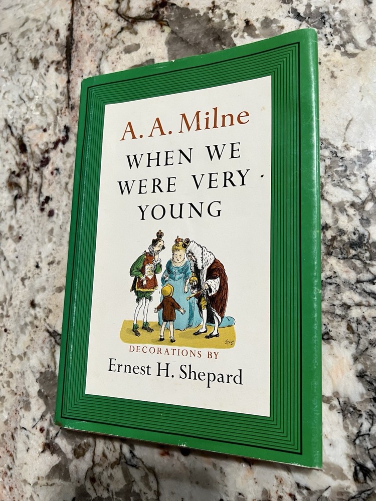 When We Were Very Young by Milne Illustrated Shepard HC/DJ 1961 Winnie Pooh