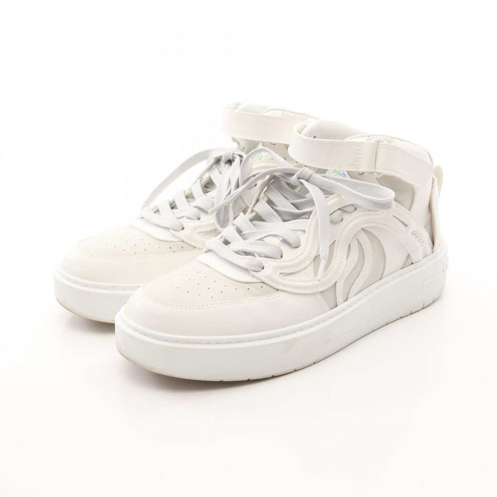 Stella McCartney S-WAVE HIGH sneakers Fabric White Size 40 Used Women