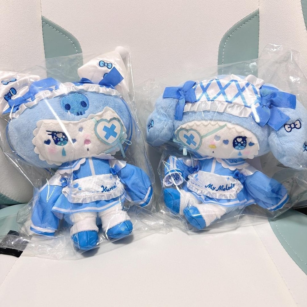 My Melody & Kuromi Dolly Mix Plush Toy Set of 2 SANRIO Japan NEW