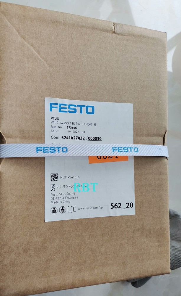 FESTO VTUG-14-VRPT-B1T-Q10-U-Q6S-8J Valve Island brand new FedEx or DHL