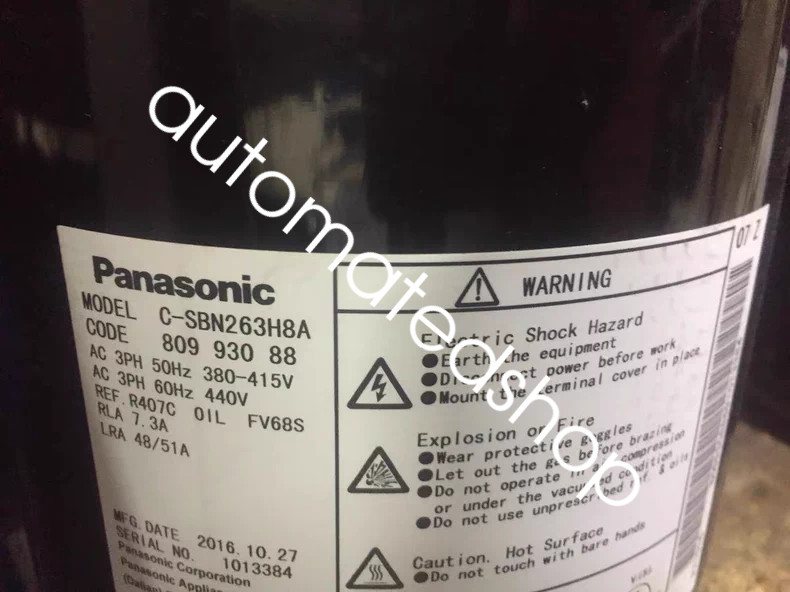 1pcs new Panasonic Compressor C-SBN263H8A By DHL or FedEX