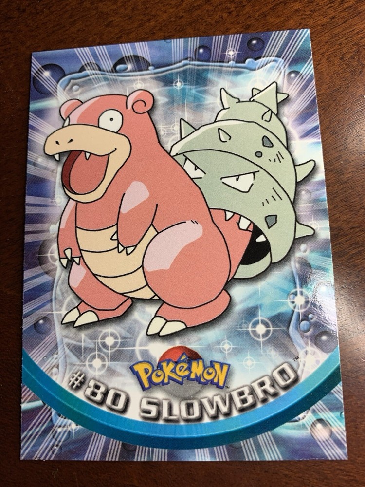 2000 Topps Pokemon TV Animation Series 2 #80 Slowbro FREE COMBINED SHIPPING