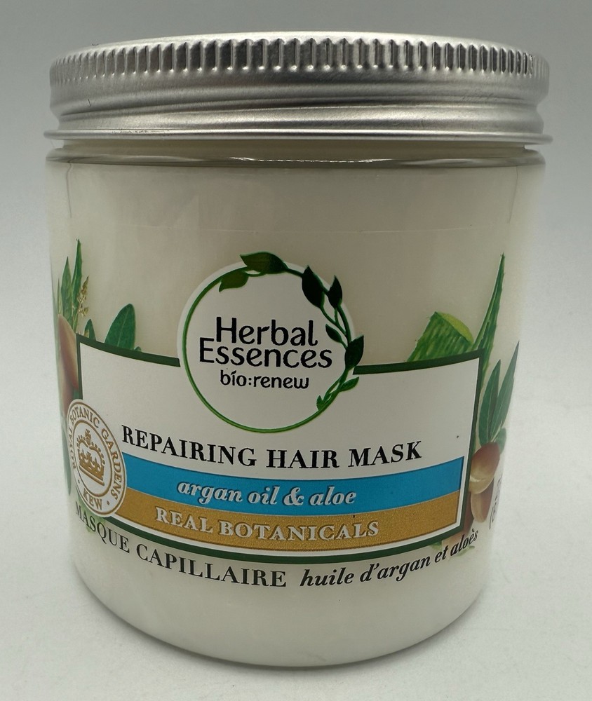 1 Herbal Essences Argan Oil  & Aloe Real Botanical Repairing Hair Mask 8fl. Oz