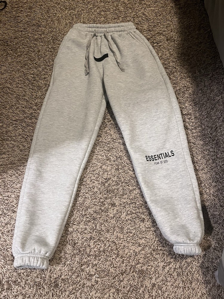 Fear of God Essentials Dark Oatmeal Sweatpants Size XS