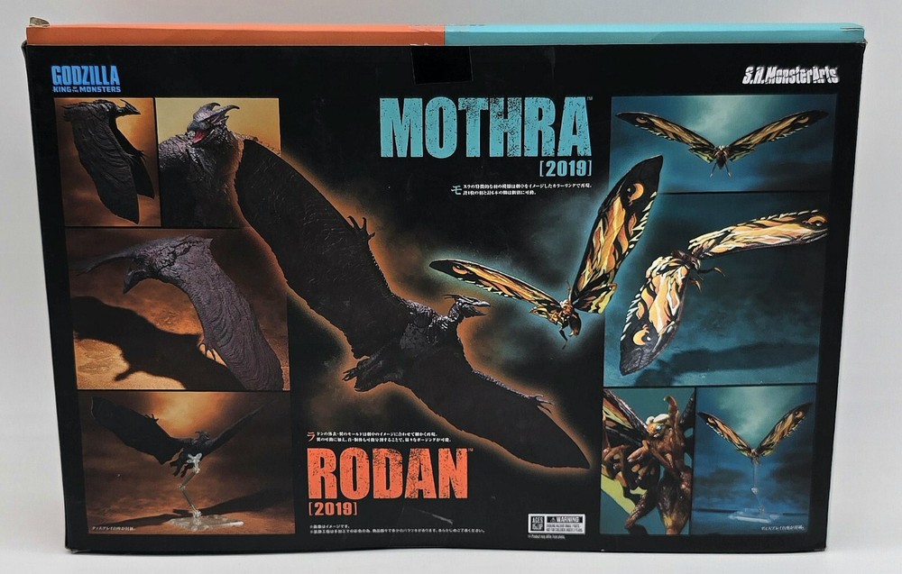 Bandai SH MonsterArts Mothra & Rodan 2019 Godzilla King of the Monsters Figure
