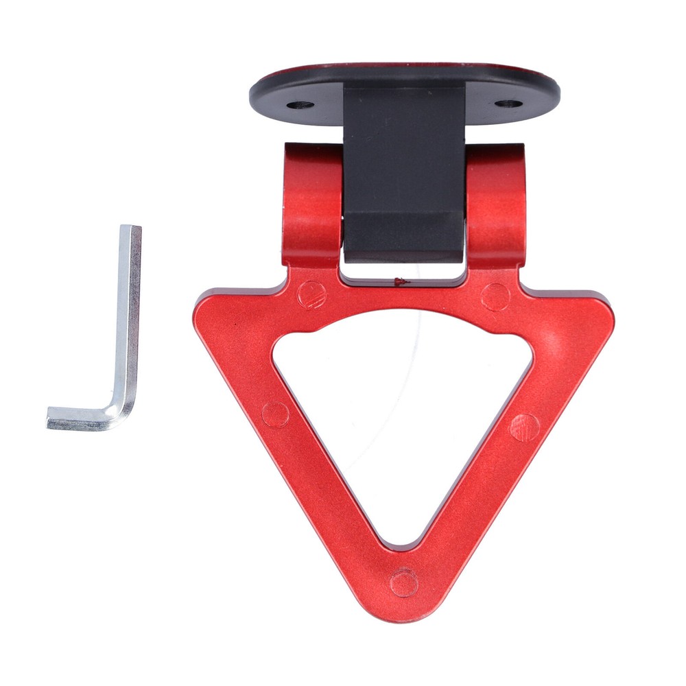 Red Racing Car Trailer Towing Hooks Simulation Decor