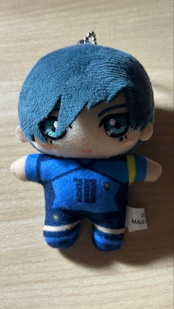 Blue Lock Exhibition Plush Doll Mascot Rin Itoshi Soccer Anime Kodansha Japan
