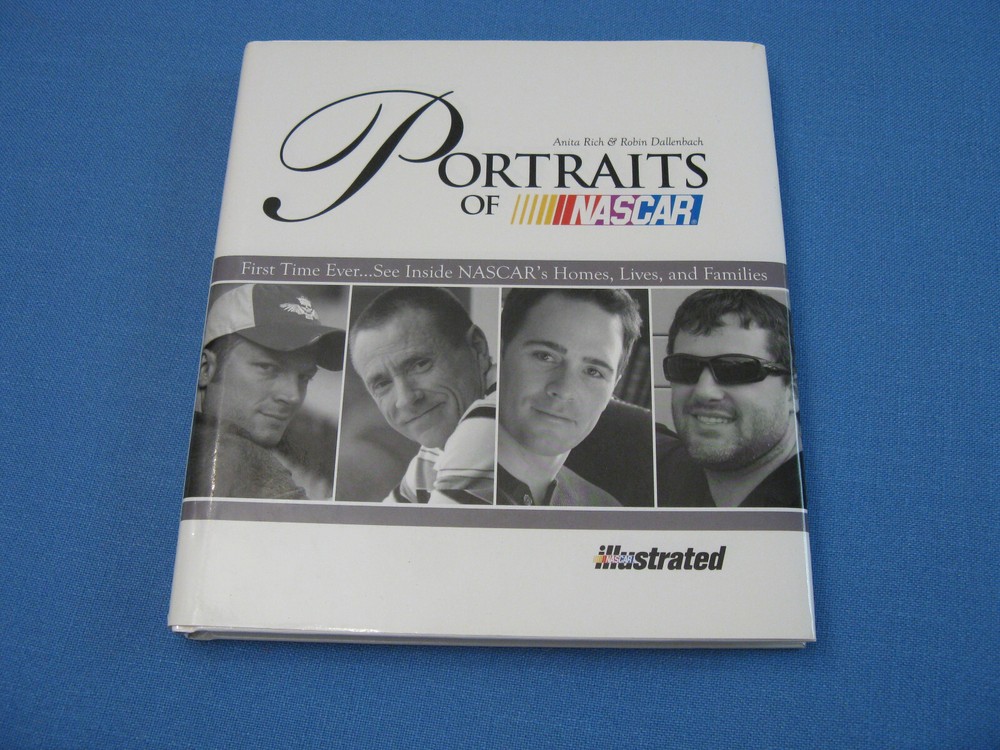 Portraits Of Nascar By Rich & Dallenbach 2008 Signed 1St Ed Hardback Dust Jacket