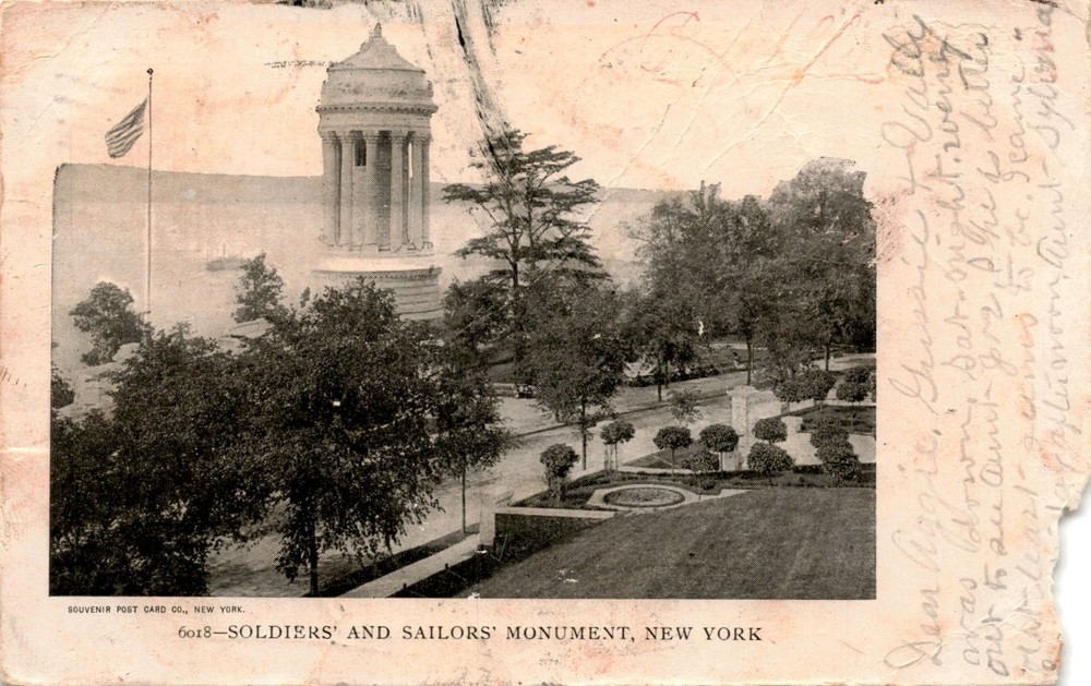 SOLDIERS' AND SAILORS' MONUMENT, NEW YORK, NEW YORK, UNITED Postcard