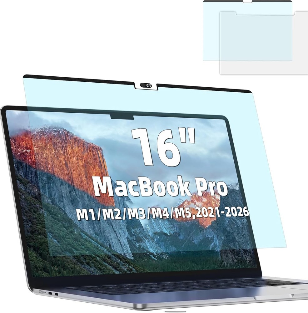 Magnetic Anti Blue Light Screen Protector for MacBook Pro 16 Inch (2021-2026)