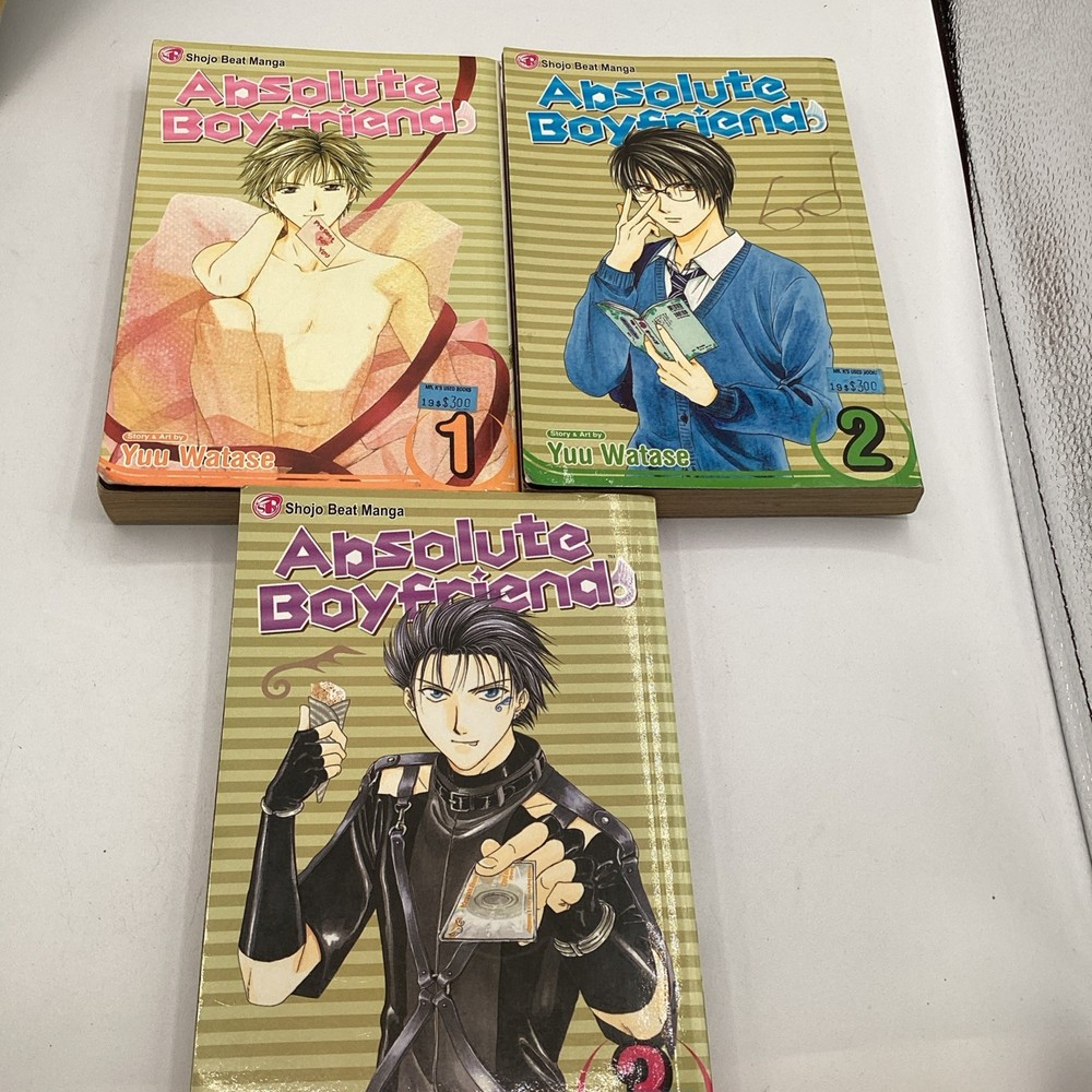 Absolute Boyfriend Vol. 1-3 Manga English Shojo Beat Viz Media