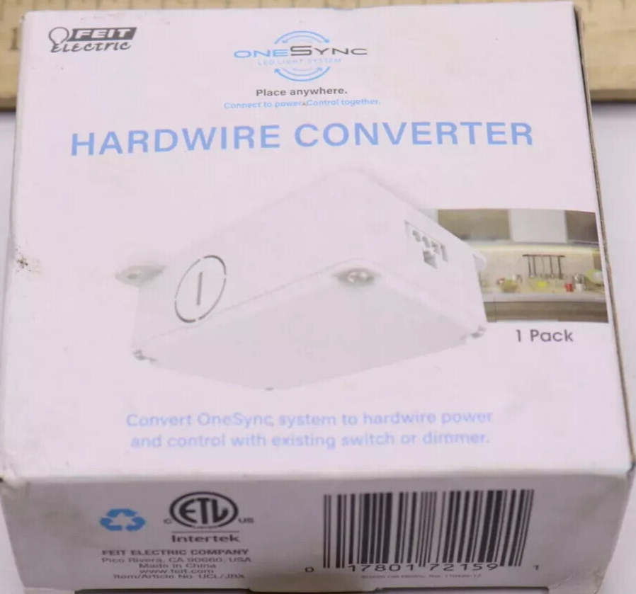 Feit Electric Under Cabinet Hardwire Converter Junction Box UCL/JBX/4