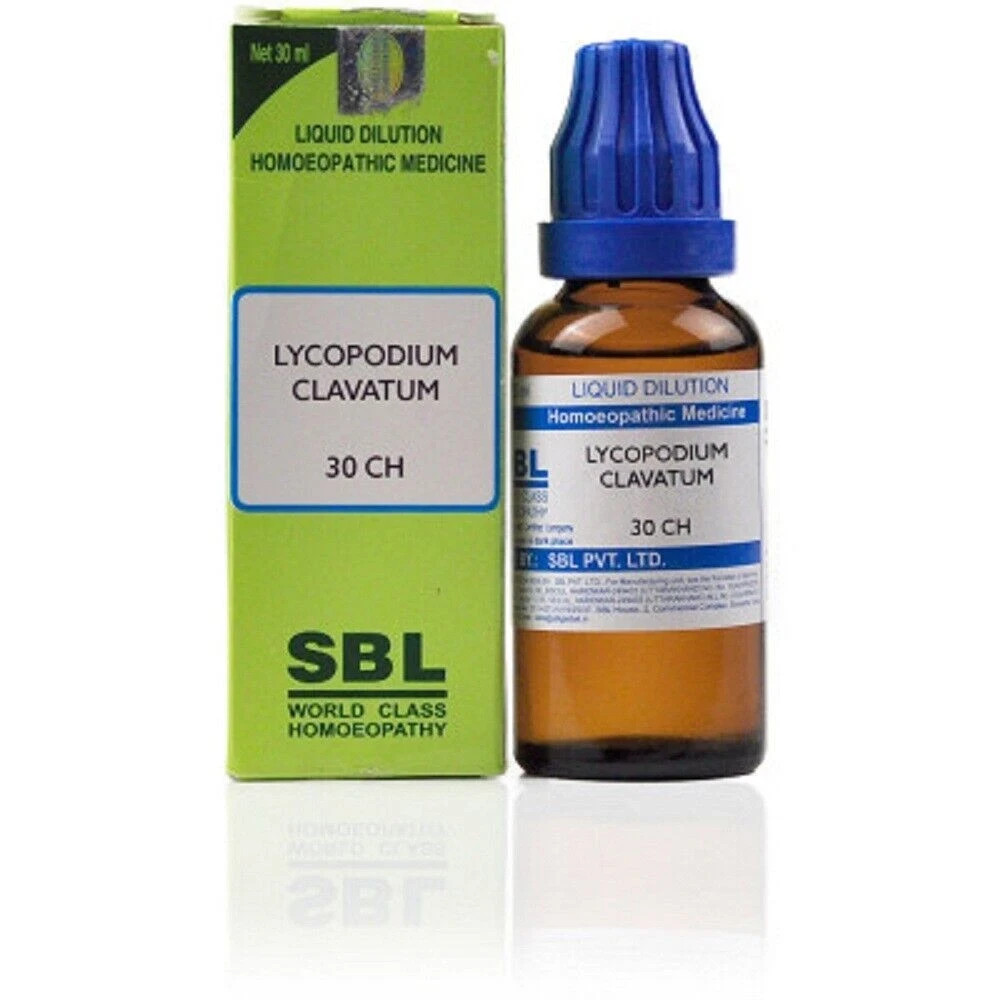 SBL Lycopodium Clavatum Dilution 30 CH 30ML Fast Shipping