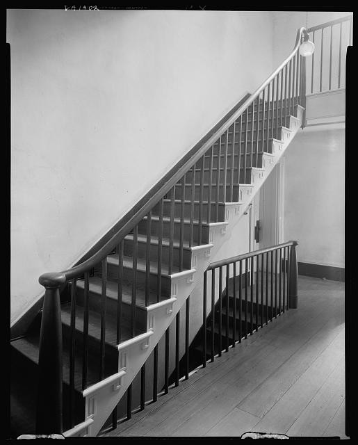 Smithfield Virginia Windsor Castle Staircase Interior 1935 Federal Period House