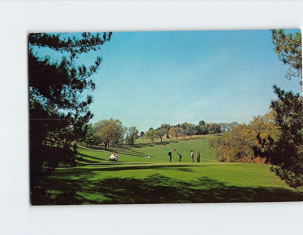 Postcard Golf Scene Oglebay Park Wheeling West Virginia USA