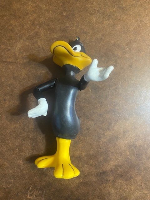 Vtg 1968 Dakin Warner Bros.daffy Duck Plastic Toy Figure