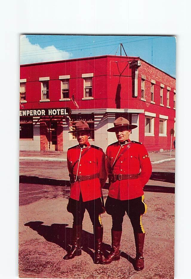 Postcard Royal Canadian Mounted Police Canada Fort Francis Ontario Canada