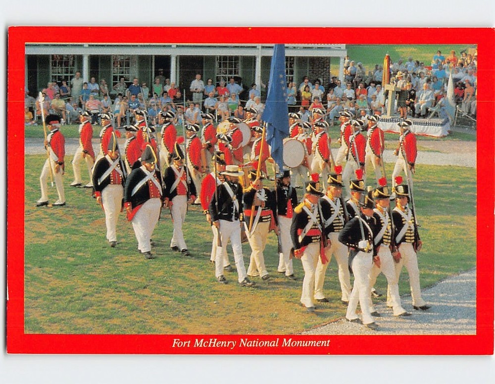 Postcard Fort McHenry National Monument Baltimore Maryland